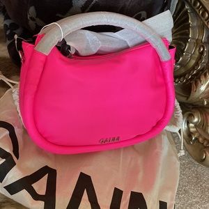 GANNI Pink Mini Knot Bag new with tags in dust bag HRH Collection crossbody